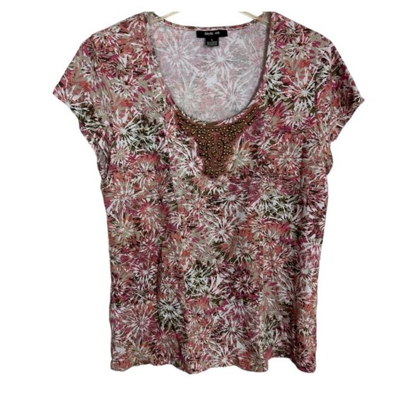 Style & Co Women's Blouse Color Print  Size Large Sku 2370 - Picture 3 of 12